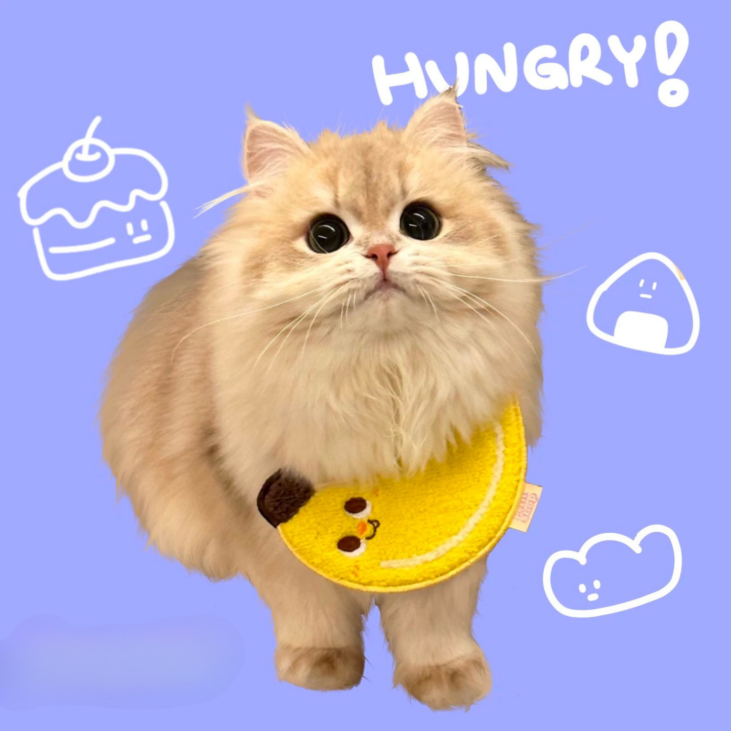 Cute Banana Towel Pet Bibs