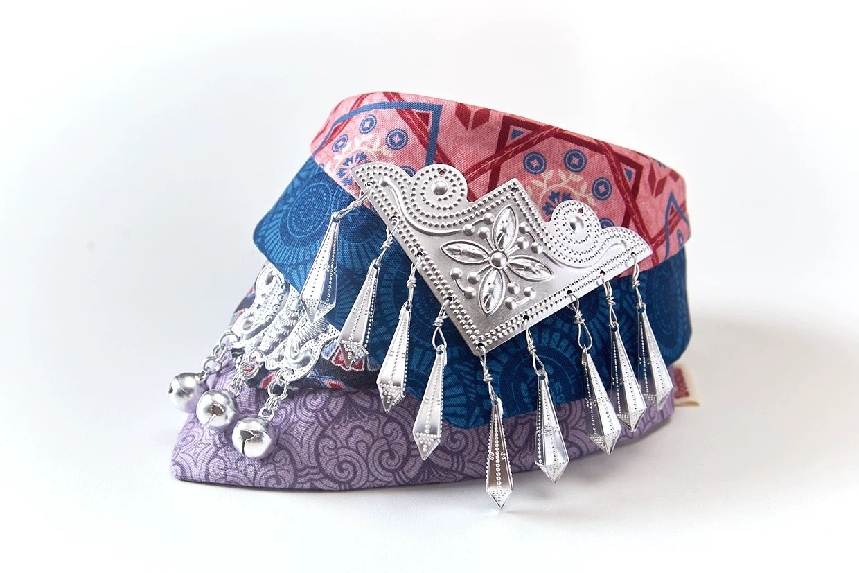 Chinese Ethnic Style Pet Triangle Bibs