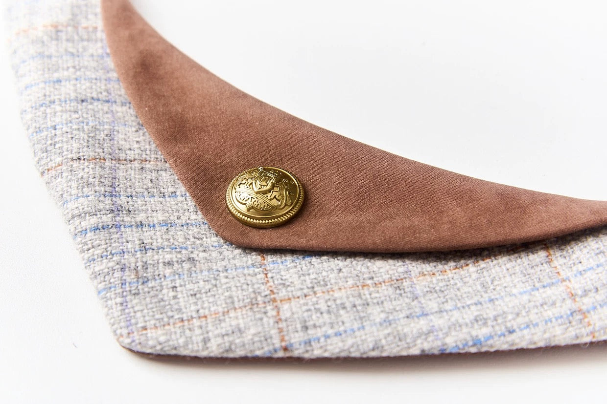 British Style Wool Pet Bibs