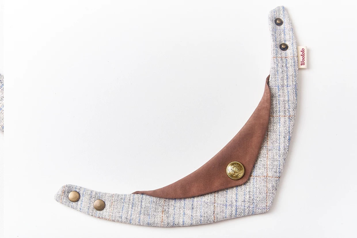 British Style Wool Pet Bibs