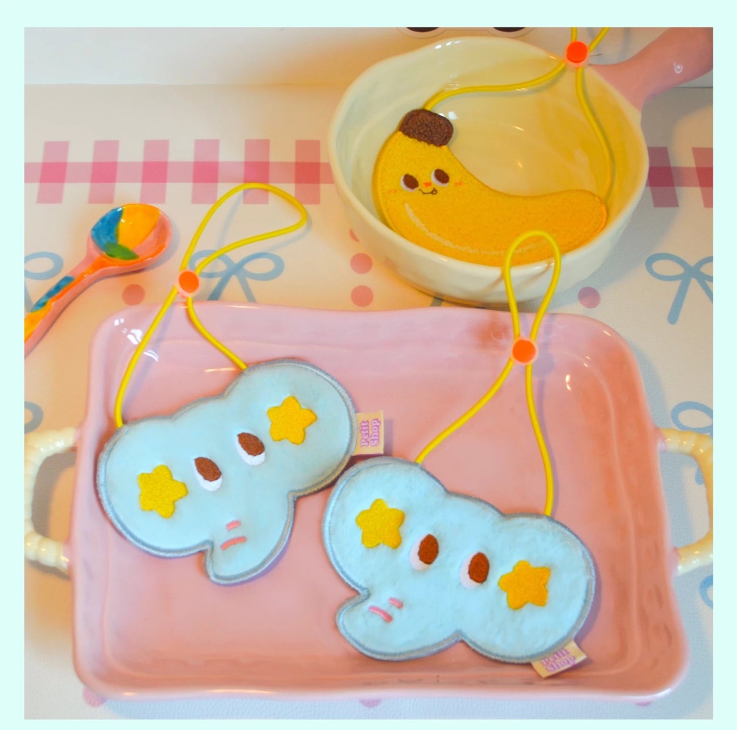 Cute Elephant Plush Pet Bib
