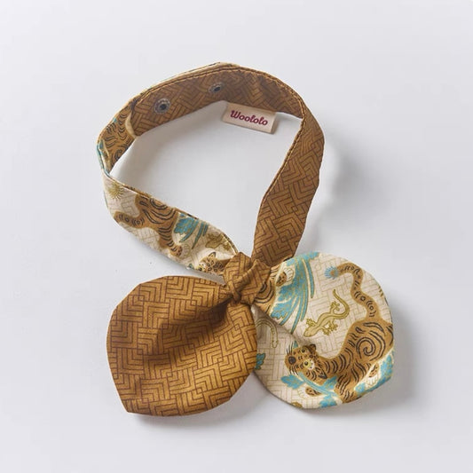 Chinese Style Pet Heart Bow Tie