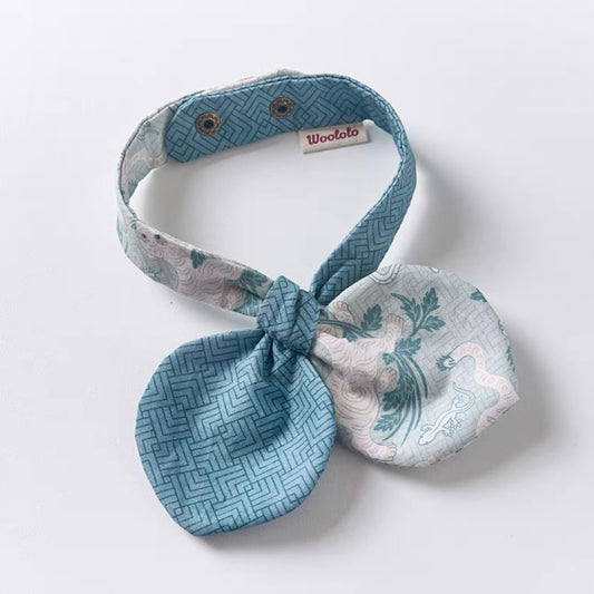 Chinese Style Pet Heart Bow Tie