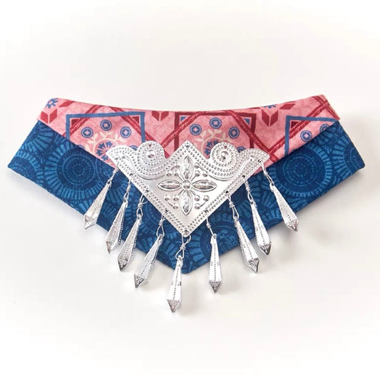 Chinese Ethnic Style Pet Triangle Bibs
