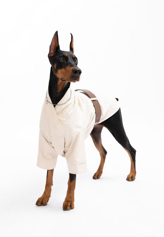Pet Cotton Coat With Belt